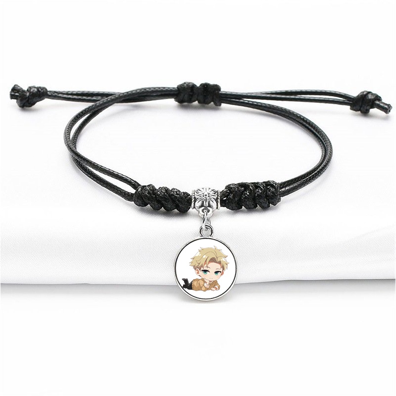 Vòng tay in hình nhân vật SPY x Family ver nằm gia đình điệp viên anime chibi phụ kiện trang sức xinh xắn quà tặng