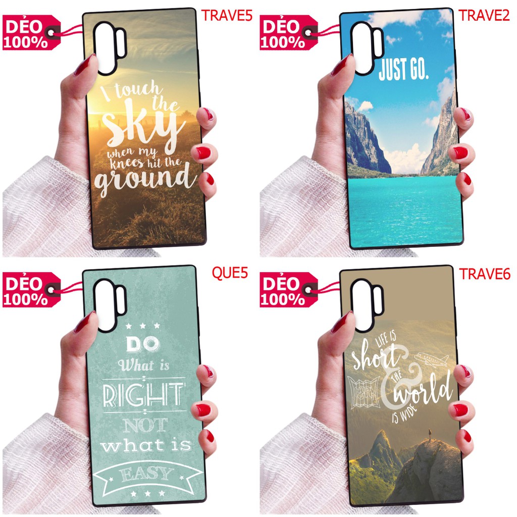 Ốp Lưng Samsung Đủ Dòng TPU Dẻo In Quotes Ý Nghĩa cho Note4/Note5/Note8/Note9/Note10/Note 10Plus/S20/S20 Plus/S20 Ultra
