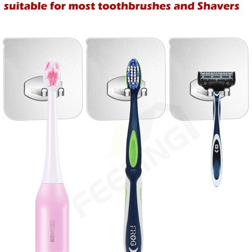 FEELING  Giá Đỡ Bàn Chải Đánh Răng Dán Tường Tiện Lợi
