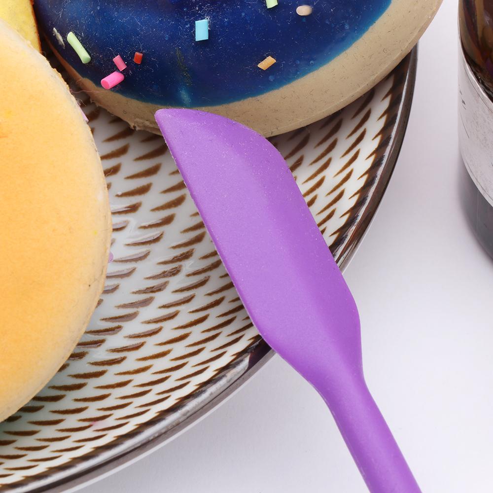 Conopery CONOPERY Bộ 4 Cây Phới Dẹt Mini Bằng Silicone Dùng Trộn Mẫu Trang Điểm Nghệ Thuật