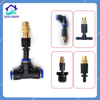 Béc Phun Sương 1 Hướng Đầu Đồng  có van rỉ hoặc không van rỉ