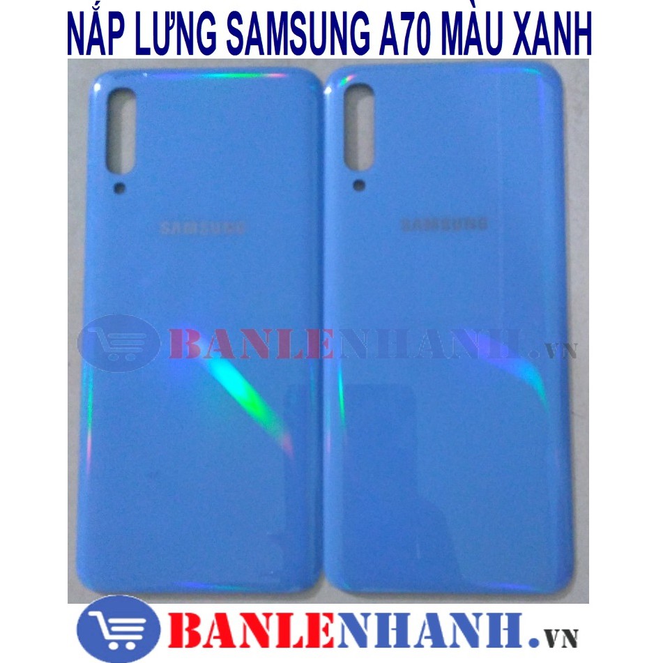 NẮP LƯNG SAMSUNG A70 MÀU XANH