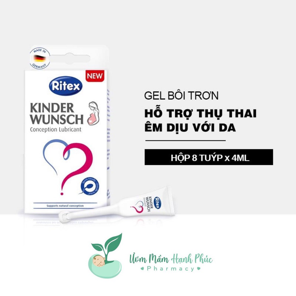 [BÁN LẺ] Gel Ritex Kinderwunsch Đức, 1 tuýp - hỗ trợ tăng thụ thai