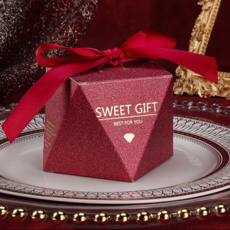 Bộ 10/20 hộp quà cưới phong cách Châu Âu 🎎