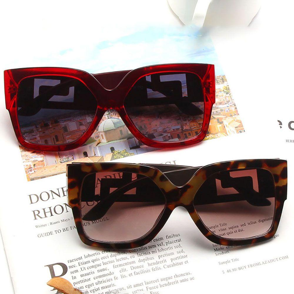 Kính Mát Gọng Vuông Phong Cách Vintage Hàn Quốc Dành Cho Nữ