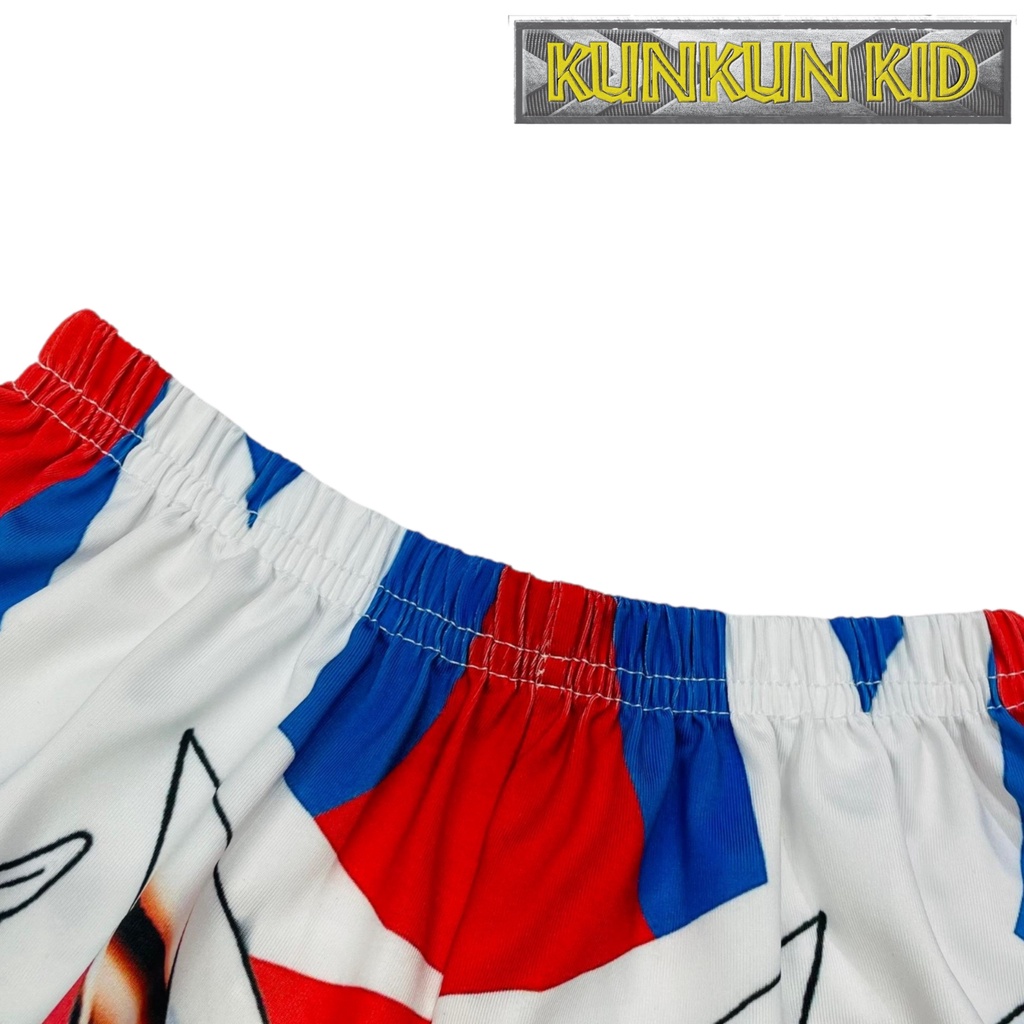Quần áo trẻ em in 3d tay ngắn captain america size đại 10-60kg Kunkun TP650 thun lạnh co giãn 4 chiều