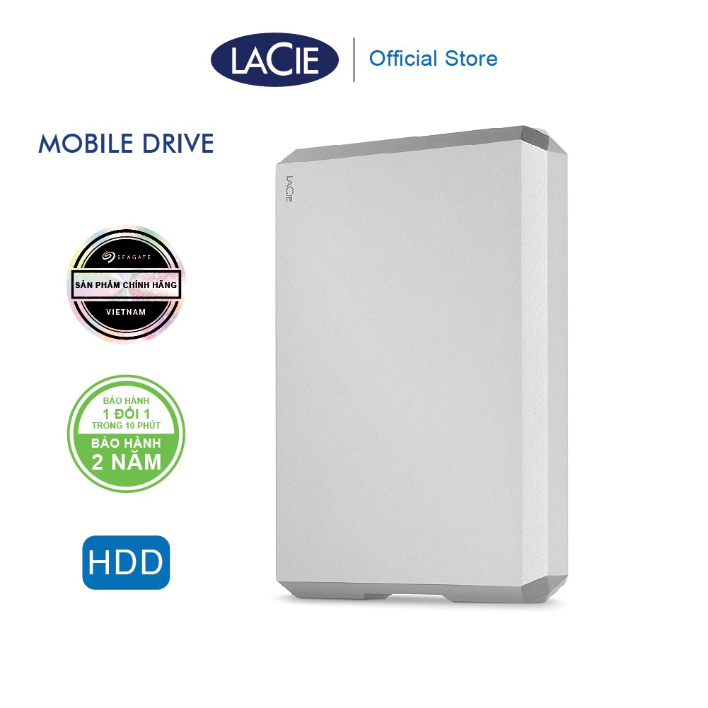 Ổ Cứng Di Động HDD Lacie Munich Mobile Drive 4TB, 5TB USB-C, USB 3.0 thumbnail