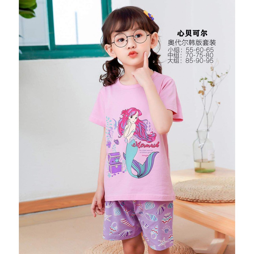 🌺15-23kg🌺 Bộ cotton Quảng Châu xuất hàn cực xinh, đủ size nhí - trung - đại. CHỌN MÀU. BẢNG MÀU BÉ GÁI SỐ 3