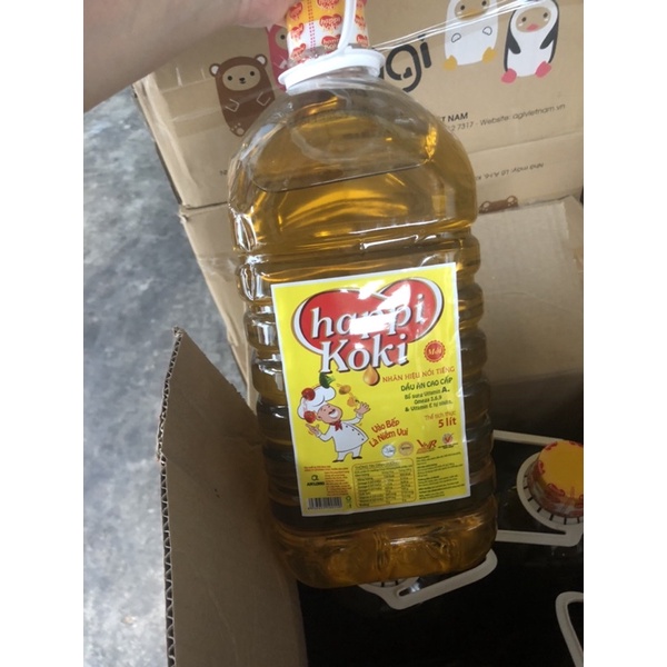 Dầu ăn Happy coki 5l