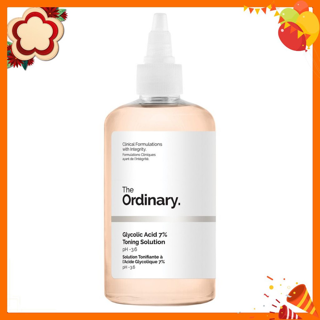 Toner tẩy da chết làm sạch Glycolic Acid 7% Toning Solution - The Ordinary ✼A҈҈