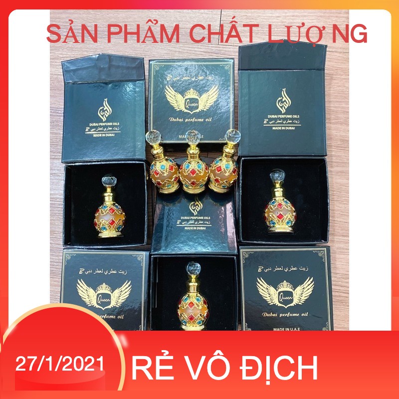 tinh dầu dubai chai Vương Miệng đá 17ml mùi thơm dịu nhẹ