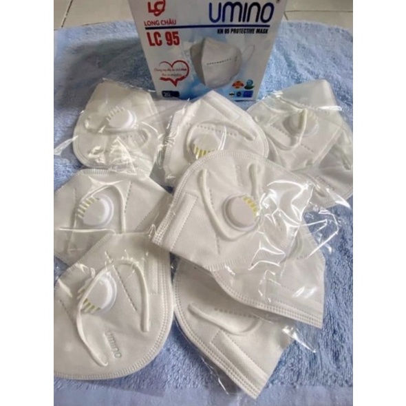 khẩu trang KN95 N95  kháng khuẩn , chống bụi mịn PM25 - CÓ VAN - KHÔNG VAN