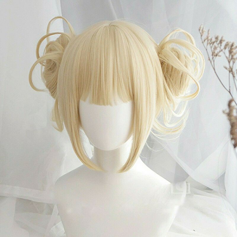 [sẵn] Wig/tóc giả copslay Toga Himiko - Học viện anh hùng: Boku no Hero màu vàng [Miu Cosplay]