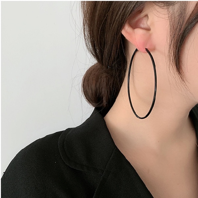 Khuyên Tai Tròn Lớn Thanh Lịch