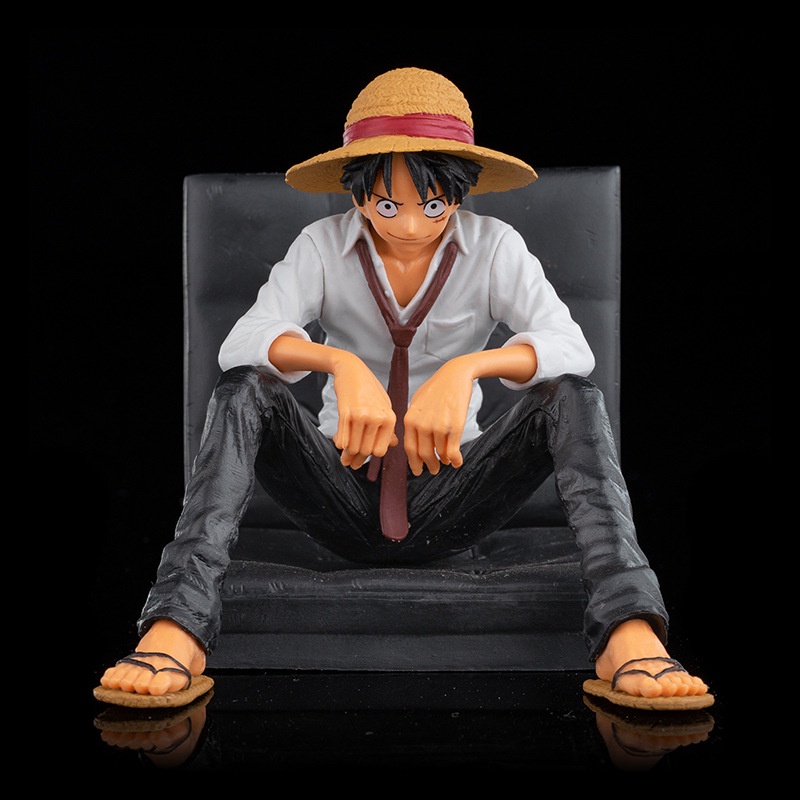 [Mã LIFE0503TOYS giảm 10% đơn 0Đ] (Có sẵn - 11cm) Mô hình Luffy dáng ngồi cực đẹp - Figure One Piece