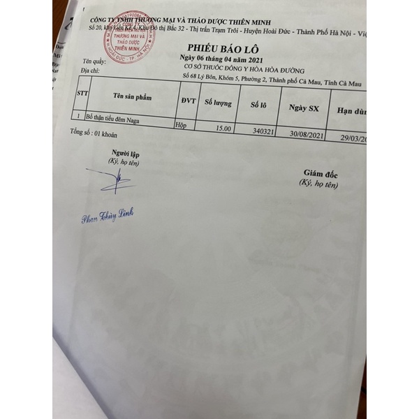 Bổ thận tiểu đêm Naga