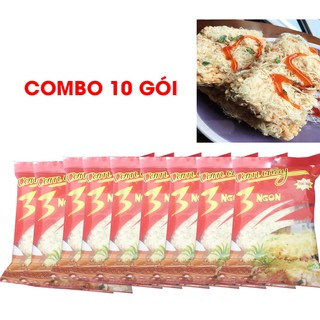 [COMBO 10 GÓI] CƠM CHÁY CHÀ BÔNG -3 NGON- THƠM NGON GIÒN RỤM, ĐƯỢC LÀM TỪ NẾP VÀ CHÀ BÔNG THƯỢNG HẠNG