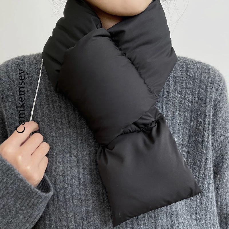 Khăn choàng cotton dày dặn giữ ấm chống gió phong cách Hàn Quốc cho nam nữ leo núi trượt tuyết mùa đông