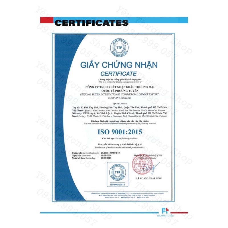 PT Mask VN.N95 Khẩu Trang Kháng Khuẩn