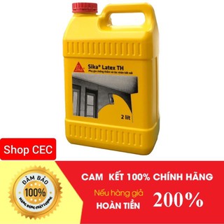 Sika chống thấm tường, trần nhà bê tông Latex TH 2 lít, cam kết chính hiệu
