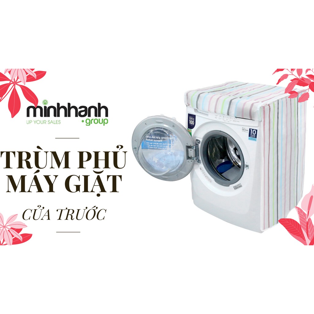 Áo mưa Minh Hạnh - Trùm bảo vệ máy giặt cửa trước