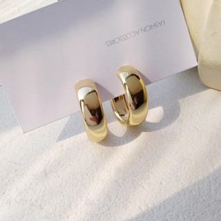 Bông Tai Mạ Bạc 925 Thiết Kế Đơn Giản Phong Cách Âu Mỹ Độc Đáo Thời Trang