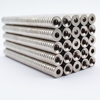 Nam Châm tròn 15x3 M4 lỗ 4mm đường kính15mm