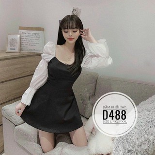 [Ảnh thật] BIGSIZE Đầm phối tay D488