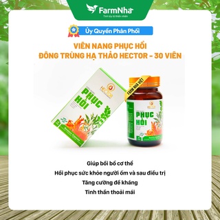 Đông trùng hạ thảo hector phục hồi 30 viên / hộp