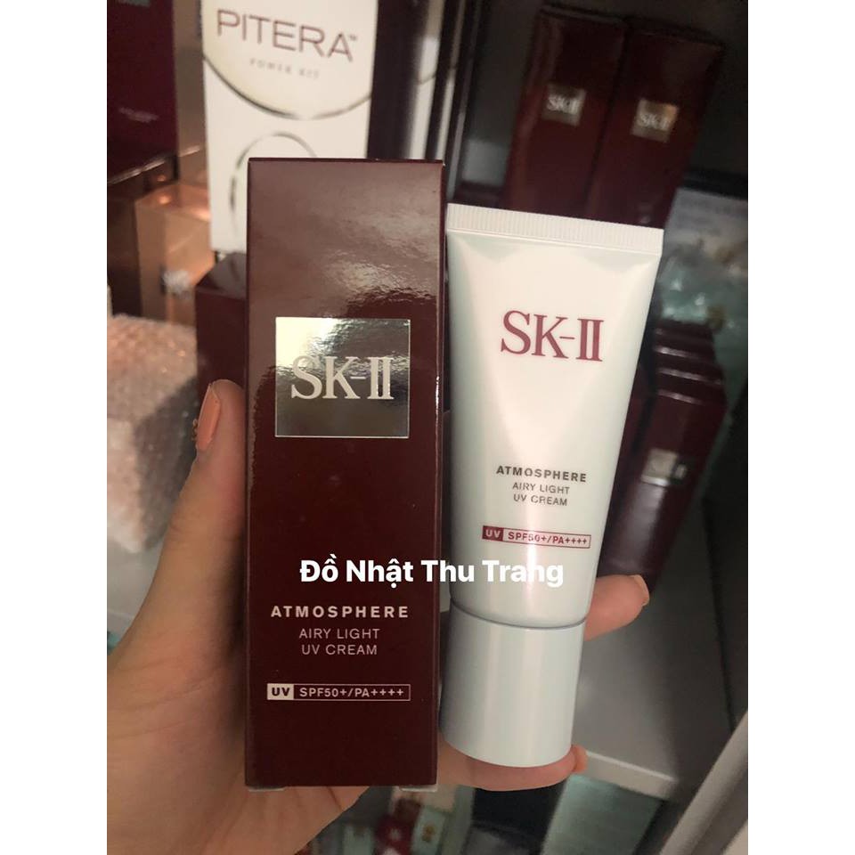 Kem chống nắng nhũ tương kèm dưỡng ẩm da Sk2 Atmosphere Airy Light UV Emulsion SPF30/PA+++_Skii