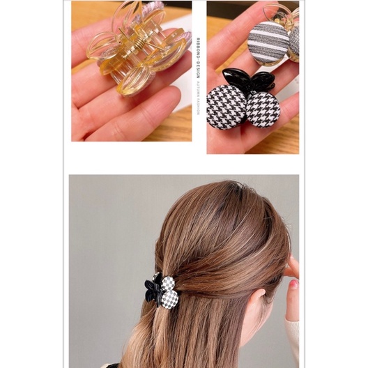 Kẹp tóc màu nhám mẫu mới