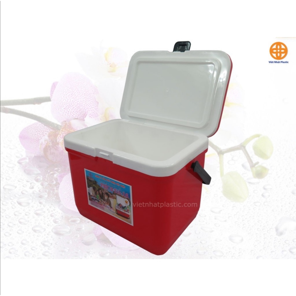 Phích đá, thùng đá vuông giữ nhiệt 13 Lít, 16 Lít Việt Nhật. Thùng cao cấp 3 lớp giữ nhiệt đến 12 giờ