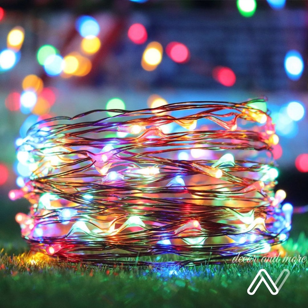Dây đèn LED đom đóm AN DECOR fairylight, trang trí dài 1-2m