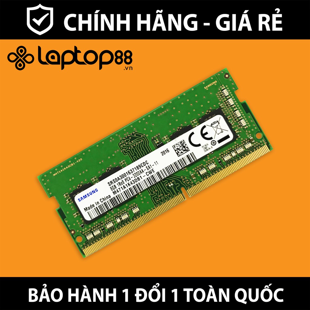 RAM Laptop PC4 Samsung Bus 3200Mhz - Bảo hành 36 tháng 1 đổi 1