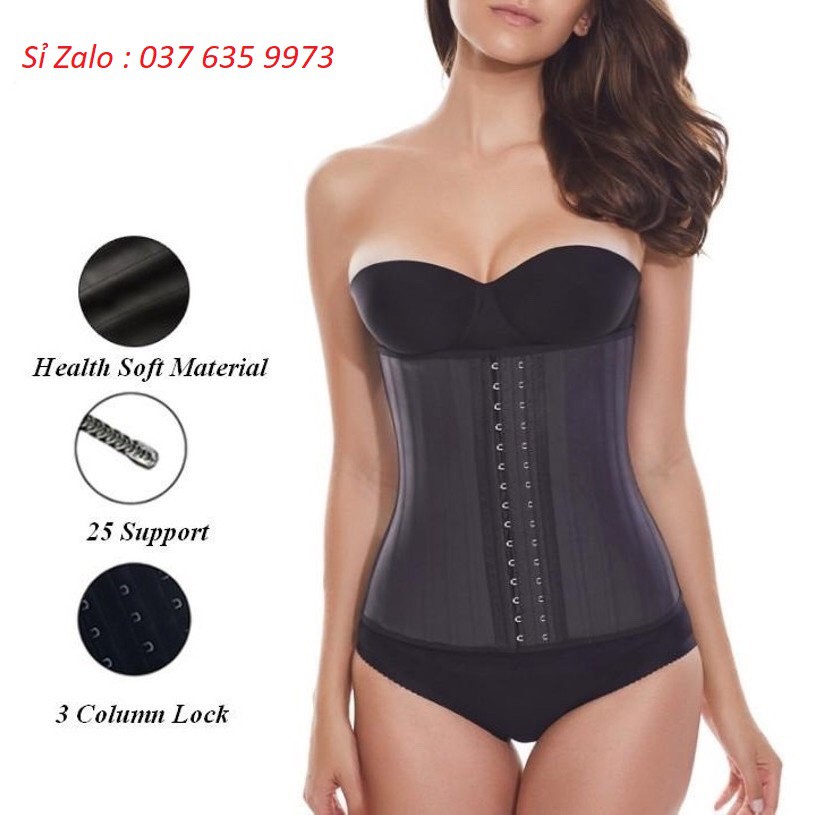 Đai nịt bụng latex ❤️FREESHIP❤️ Đai nịt bụng latex 25 xương ITALYA