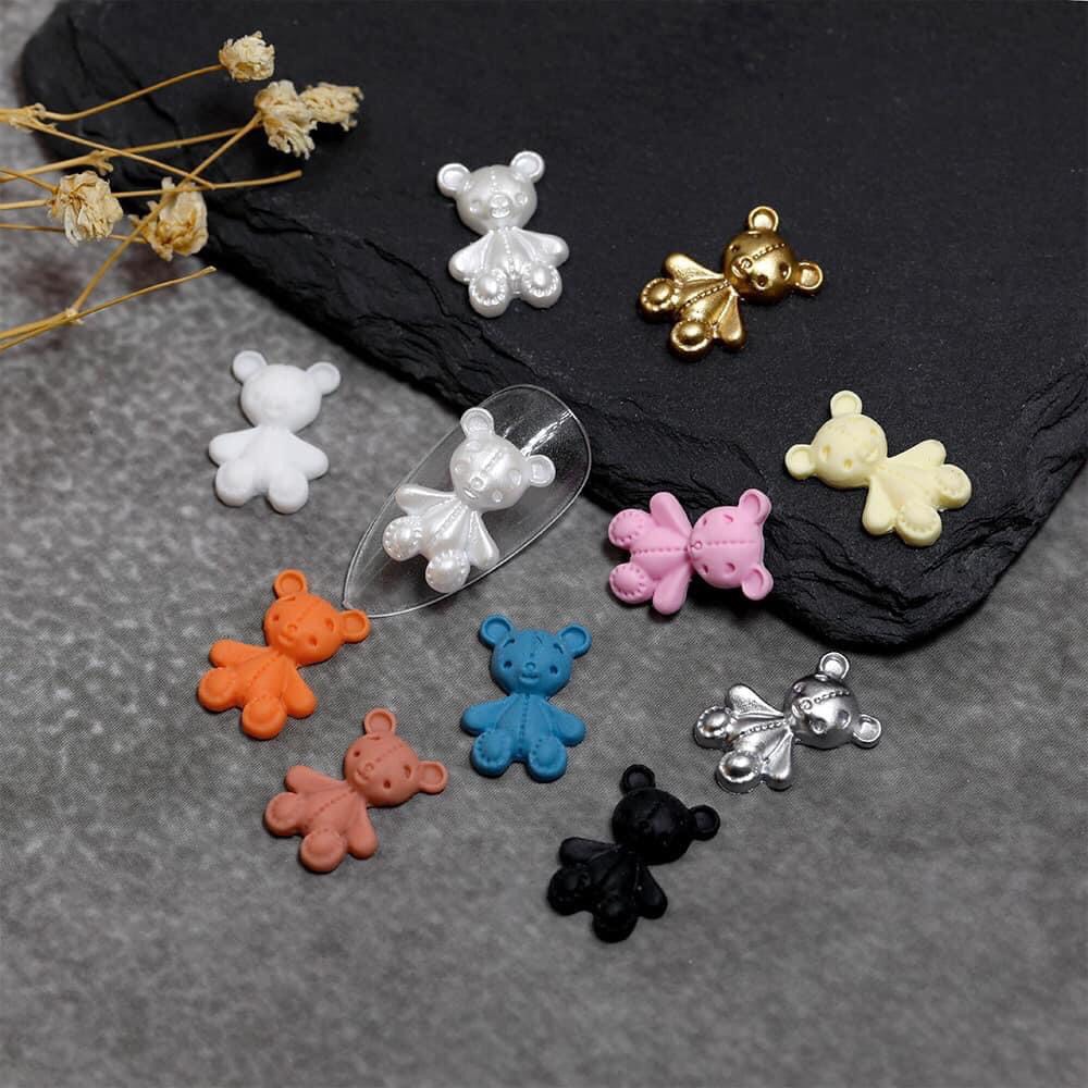 Set charm nơ, gấu, mix các loại - Nailgiare