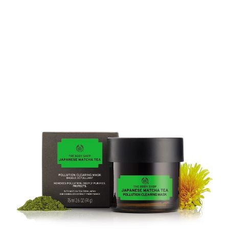 Mặt nạ dưỡng da The Body Shop Japanese Matcha Tea Pollution clearing mask 75ml - 58199