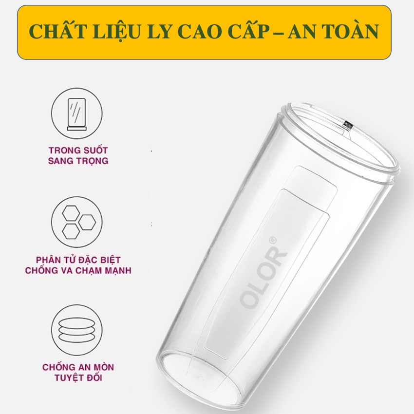 Máy Xay Ăn Dặm Cho Bé 6 Lưỡi Dao Dung Tích Cốc 400 ML, Máy Xay Sinh Tốt Cầm Tay Đa Năng