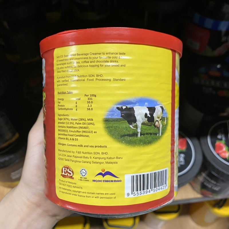 Sữa Đặc Creamer ES Malaysia Có Đường 1kg