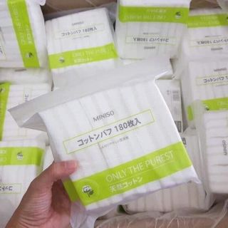 BÔNG TẨY TRANG MINISO 180 MIẾNG 🔥