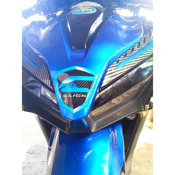 Tem Logo Click 125i 150i Biểu Tượng 3D Epoxy Resin Sticker Cho Xe Máy Honda