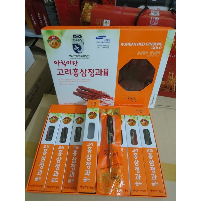 HỒNG SÂM NGUYÊN CỦ TẨM MẬT ONG HÀN QUỐC (KOREAN RED GINGSENG GOLD)