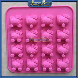 Khuôn Silicon Socola 16 Kitty icon cảm xúc