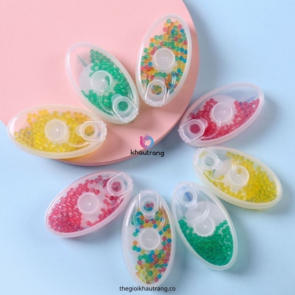 Khử mùi thơm mát với 100 hạt tinh dầu cho nhiều loại khẩu trang y tế, 3D,khẩu trang wakamono, KF94,N95