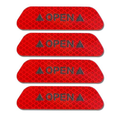 Bộ 4 miếng dán cửa xe hơi phản quang chống trượt chất lượng cao