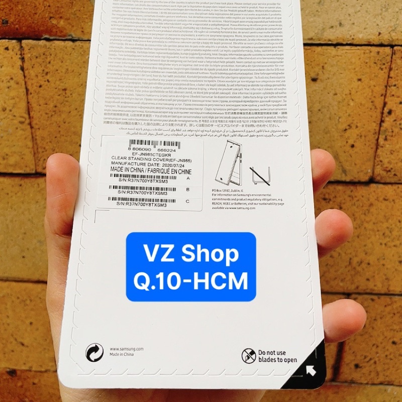 Chính hãng nguyên seal -Ốp Lưng Samsung Clear Standing Note20 Ultra/ Note20 Ultra 5G