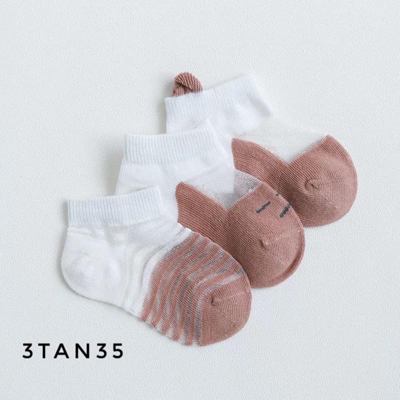 Set 3 đôi tất lưới trong 3TAN35 cho bé yêu
