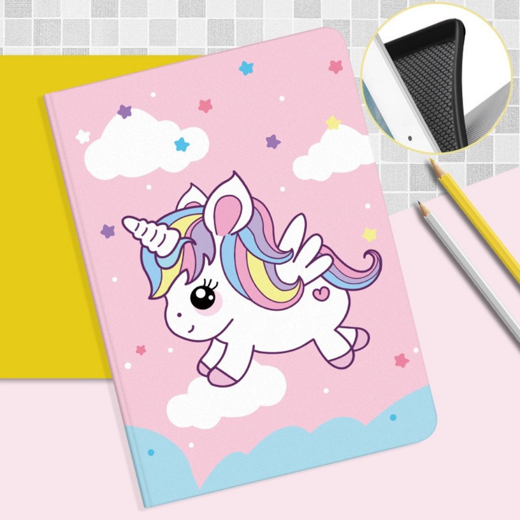 Ốp lưng ipad air 4 silicon in hình Ngựa Kỳ lân cute ốp ipad Air1/2/Pro 11/9.7/10.5/Air 3/ipad 10.2 gen...MART CASE | BigBuy360 - bigbuy360.vn