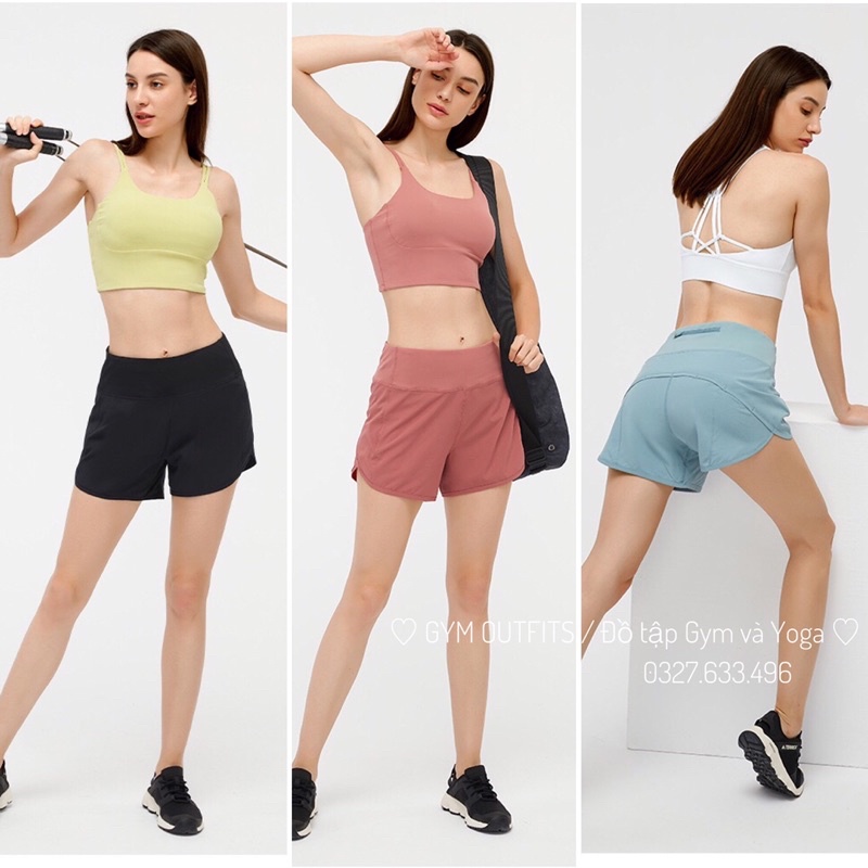 Quần Thể Thao Lululemon Speed Up High Rise Short 4" - Quần Đùi Chuyên Mặc Chạy Tập Gym Yoga Cao Cấp