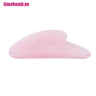 Miếng Gua Sha massage mặt bằng đá thạch anh